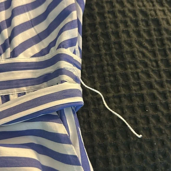 Blue and white striped J Crew size 10 - Picture 2 of 3